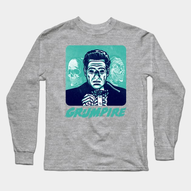 Mr. Sardo Long Sleeve T-Shirt by Grumpire